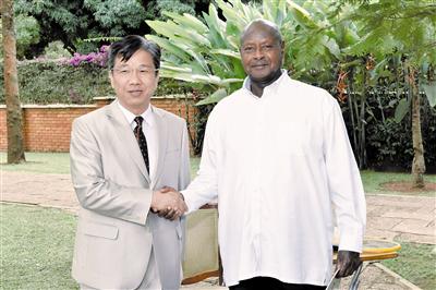 王平卫拜会乌干达总统中国有色网 中国有色金属报数字报